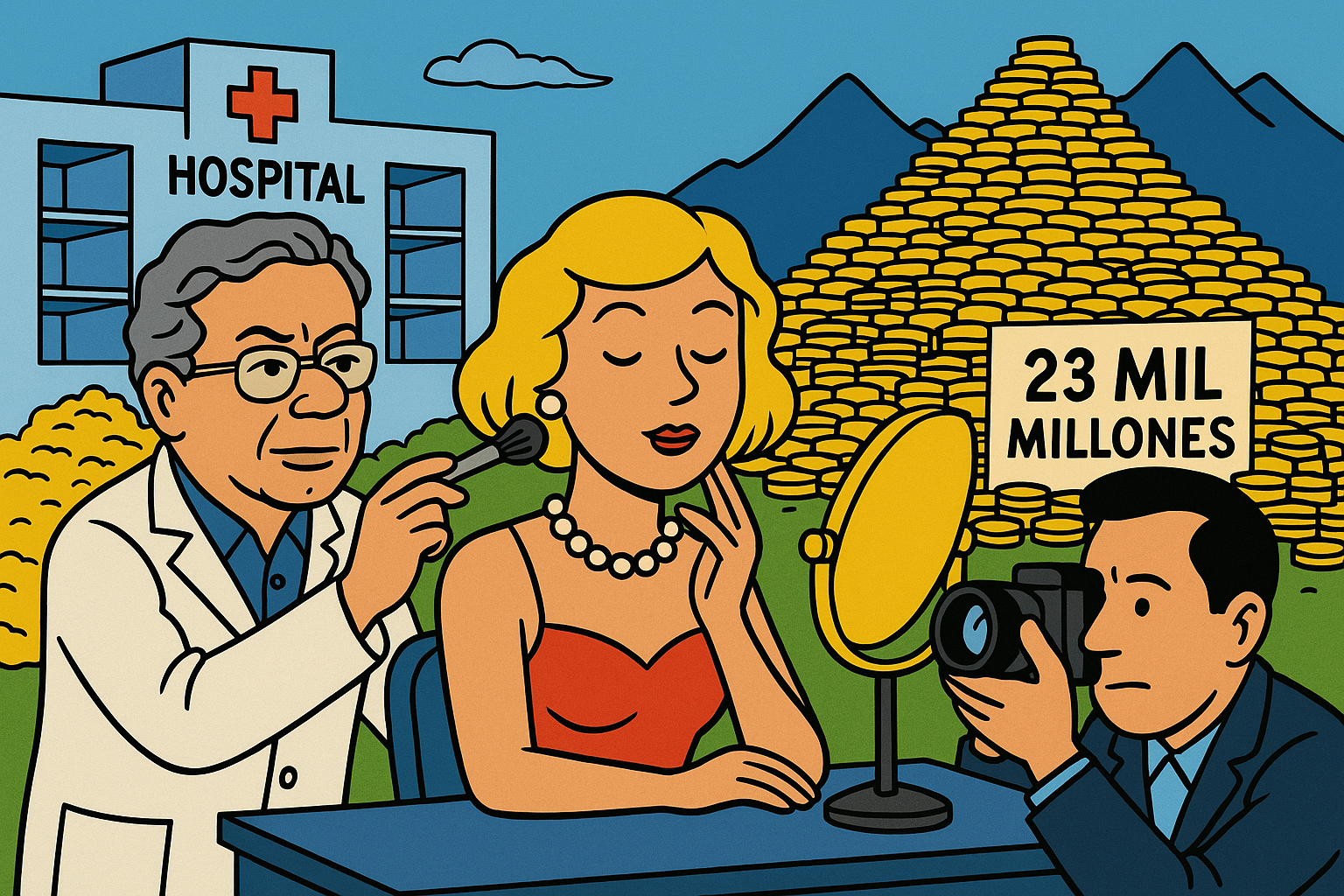 Verónica Alcocer: $23 mil millones en contratos para su maquillador y fotógrafo personal. A través de RTVC, una cooperativa y tres capas de intermediarios.